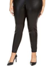 Vince Camuto High Waisted Faux Leather Leggings