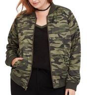 Torrid camo bomber jacket