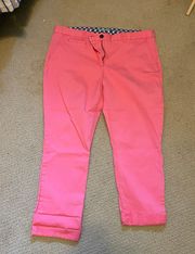 Boden pink chino pants