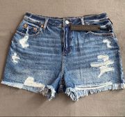 New  1960 Distressed Super High Rise Short Size 27