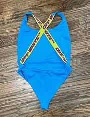 Off-White Virgil Abloh Logo One-piece Swimsuit Womens 48 (XL)