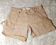 L.A.M.B 100% LINEN Shorts size 6 women