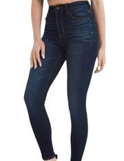 American Eagle  High Rise Dark Wash Skinny Ankle Jegging Women's Size 4S Short