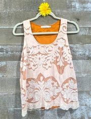 Bishop + young lace tank size medium