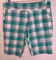 Roxy plaid shorts size 9