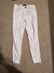 KUT White Skinny Jeans