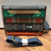 Loungefly Fantastic Beasts Magical Books Chain Strap Crossbody Bag Purse NEW!