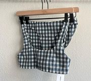 aria & cenote gingham bikini set MEDIUM TOP & SMALL BOTTOM