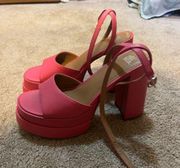 pink target heels