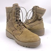 ROCKY Combat BOOTS Hot Weather Coyote 798 Vibram Sole 6 men’s size 8 women’s