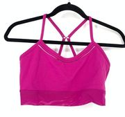 Lorna Jane Sports Bra Womens Approx Size M Pink *READ