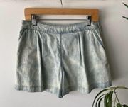 Rebecca Taylor Bleach Washed Blue Shorts