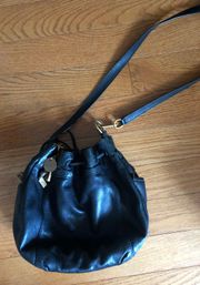 Leather Bucket Bag