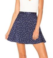 By The Way. Revolve Jaime Skater Skirt in Navy Star