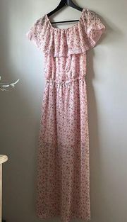 BONGO pink floral dress! Super sweet. Size Small