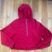 Lululemon Scuba Crop Half Zip Size Large