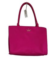 Kate Spade ♠️ Classic Small Phoebe Pink Nylon satchel Spring Handbag