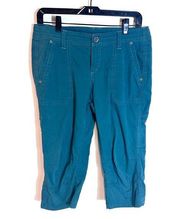 Kuhl Women’s Sz 8 Cropped Pants Aqua Green Pants