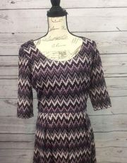 A110- Sangria size 10 dress 3/4 length sleeves