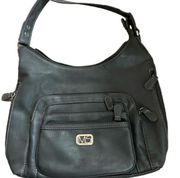 MULTISAC vegan leather hobo shoulder bag