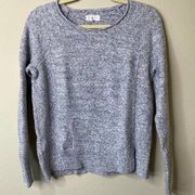 Lou and Grey Womens Blue Marble‎ Knit Sweater Size Small