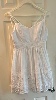 white sun dress