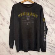 Vintage  Pittsburgh Steelers Long Sleeve Shirt