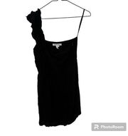 BCBGeneration One-Shoulder Black Dress