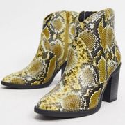 by ALDO Cecily vegan-friendly heeled western ankle Size 7 NWT