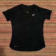 NIKE BLACK BASIC DRIFIT ATHLETIC WORK OUT TEE