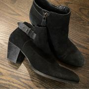 guess suede booties