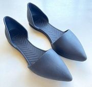 Native‎ Shoes Audrey Bloom D’Orsay Slip On Flats Womens Dark Blue Size 11