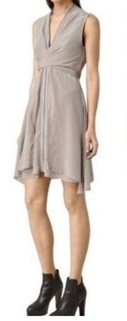 Allsaints‎ Jayda Taupe Mini Dress