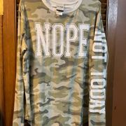 Camo active wear shirt