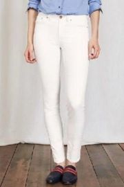 BODEN | White The Soho Skinny Denim Jeans Sz 8