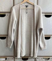 Express wool blend open cardigan