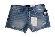 Lucky Brand Womens 31 Mid Rise Boy Short NEW