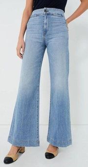 ASKK NY Brighton High-Rise Wide-Leg Jeans in Keel Over NWT Sz 30