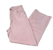 DL1961 DL Vintage Hepburn Wide Leg High Rise Jean Pink Size 26