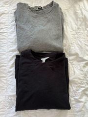 Like new black & gray  long sleeve bundle