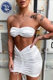 White Skirt Set