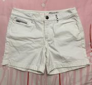 Studded “Lived In And Loved” Denim Shorts