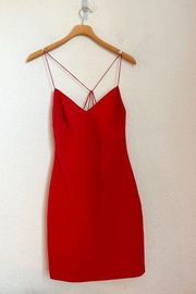 Likely Kirkland Red Mini Sleeveless Party Mini Dress size 2