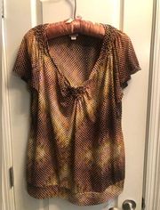 Worthington Stretch Blouse Size 2X