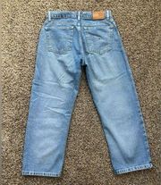 Tommy Hilfiger Vintage Cropped Light Wash Denim 90s Jeans