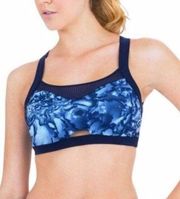 Love Of Ballet Top deportivo - Francoise Floral Racerback Athletic Sports Bra L