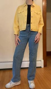 Yellow Denim Jacket