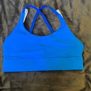 Zyia brand, size medium, pretty blue, cute and comfy, sports bra.