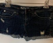 ROXY Distressed Denim Short