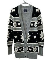 Victoria’s Secret Black & White Cardigan(Size XS)